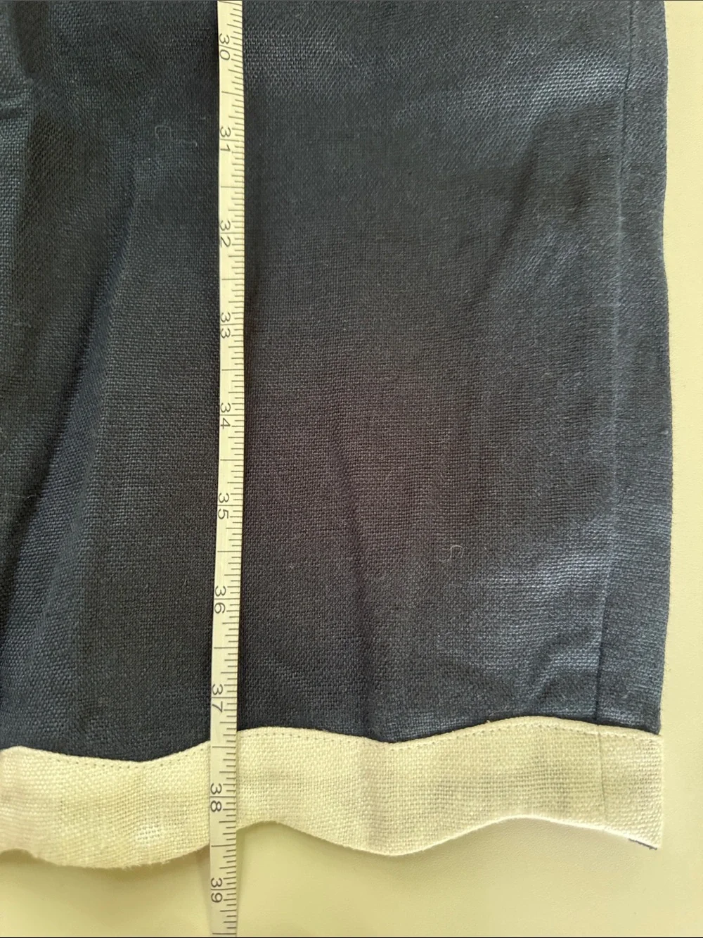J. Crew Linen Scallop Detailed Dress Size 4